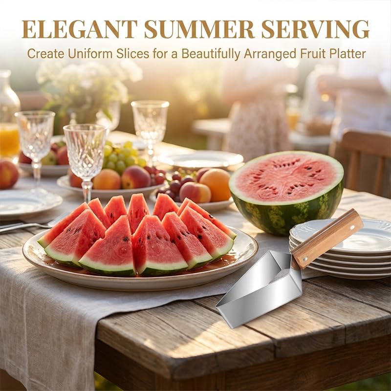 2 Pack Stainless Steel Multifunctional Fruit Slicer Tool