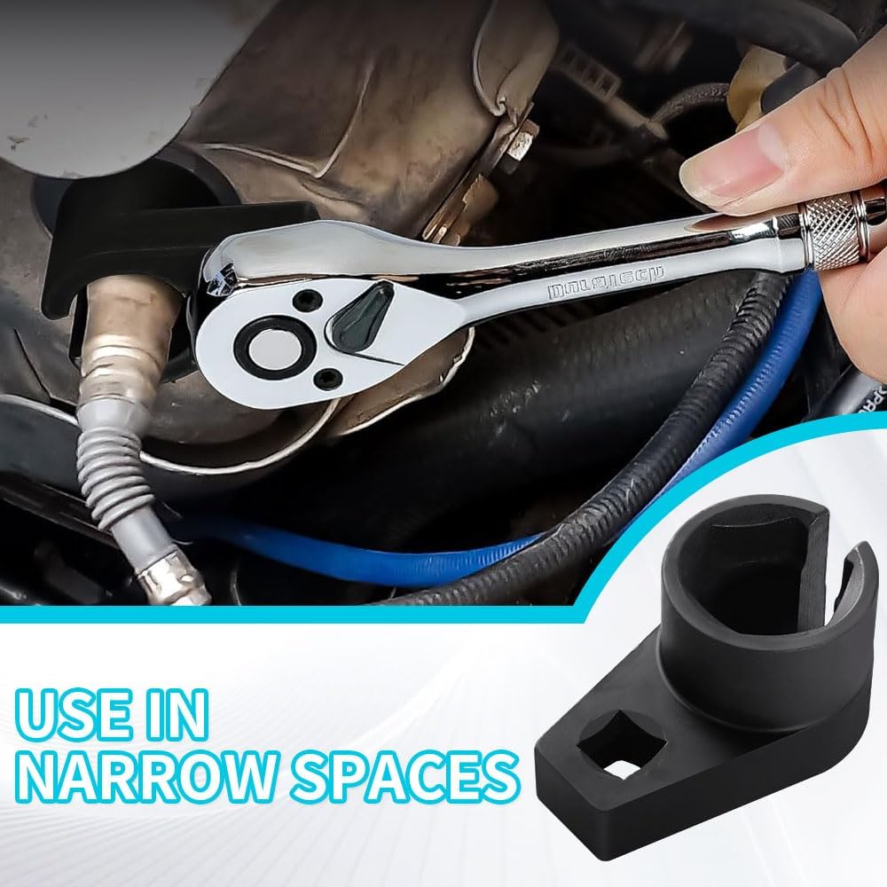 7/8-Inch (22mm) with 3/8-Inch Drive - Universal Fit for Vehicle Oxygen Sensor Removal