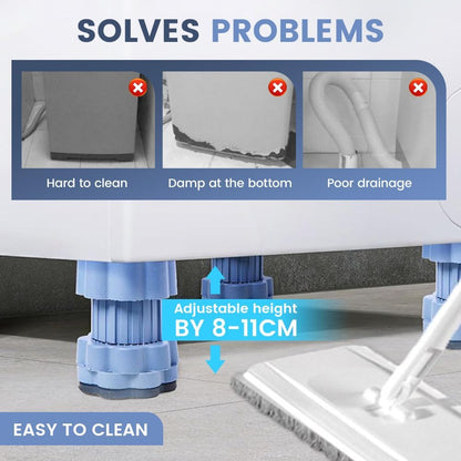 4 Pack Universal Heightening Pad for Washing Machine Base