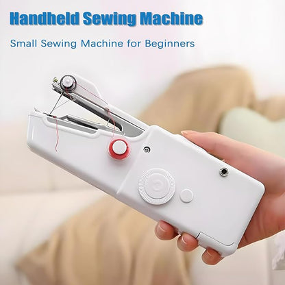 Portable Sewing Machine Kit for Beginners, Travel Emergency Clothes Repair & Quick Fixes