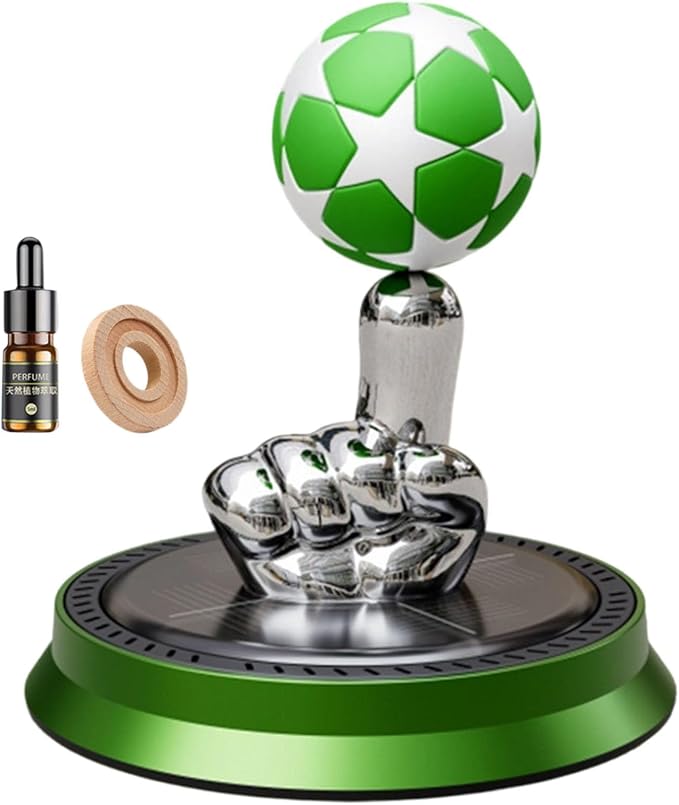 Solar Powered Rotating Soccer Car Air Purifier