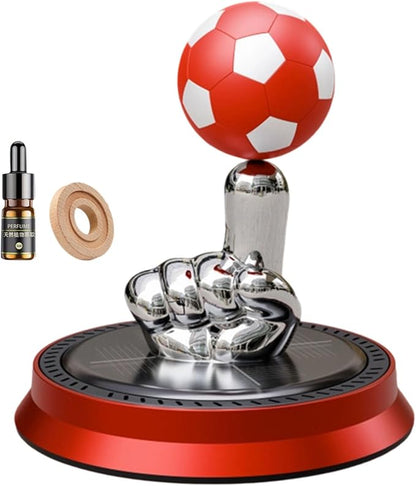 Solar Powered Rotating Soccer Car Air Purifier