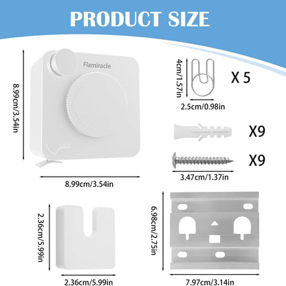 Retractable Clothesline Indoor, Non-Sagging Outdoor Clothes Line Retracting 15.7 Feet