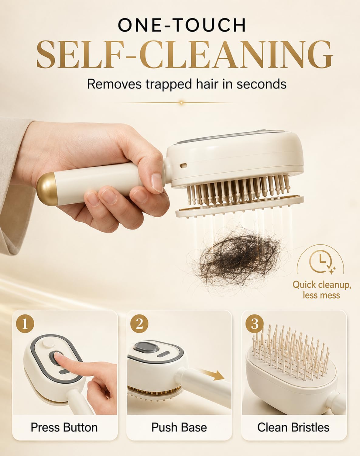 3-in-1 Electric Spray Air Cushion Massage Comb for Frizzy Hair
