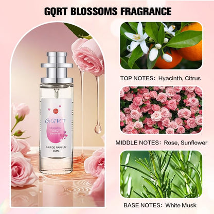 Eau De Parfum 35mL (1.0 fl oz), Soft Floral & Rice Milk Scent, Long-Lasting Powdery Fragrance