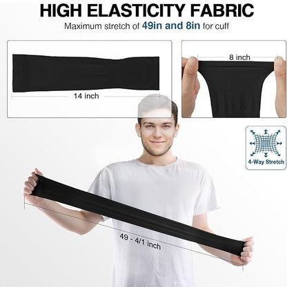 Cooling Arm Sleeves for Men & Women – Breathable, UV Sun Protection