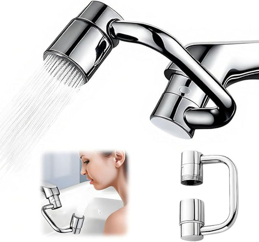 Universal Stainless Steel 360° Rotatable Faucet Aerator Extension