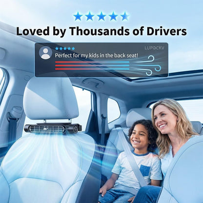 Car Seat Fans for Baby Rear Facing Backseat Cooling Device