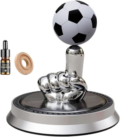 Solar Powered Rotating Soccer Car Air Purifier