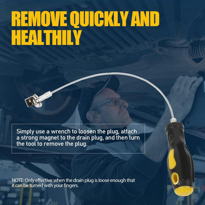Oil Drain Plug Removal Tool Strong Magnetic Drain Plug Removal Tool