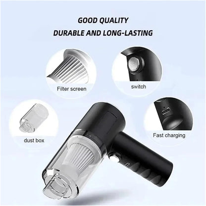 Portable Cordless Handheld Car Wet & Dry Vacuum Cleaner