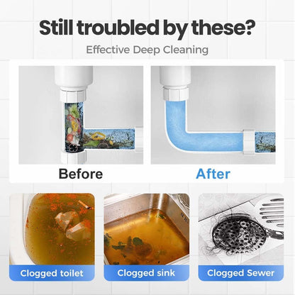 2026 Strong Drain Effervescent Disposal Cleaner 24 Count Tablet