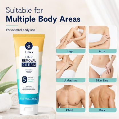 Depilatory Painless Hair Removal Cream for Sensitive Skin