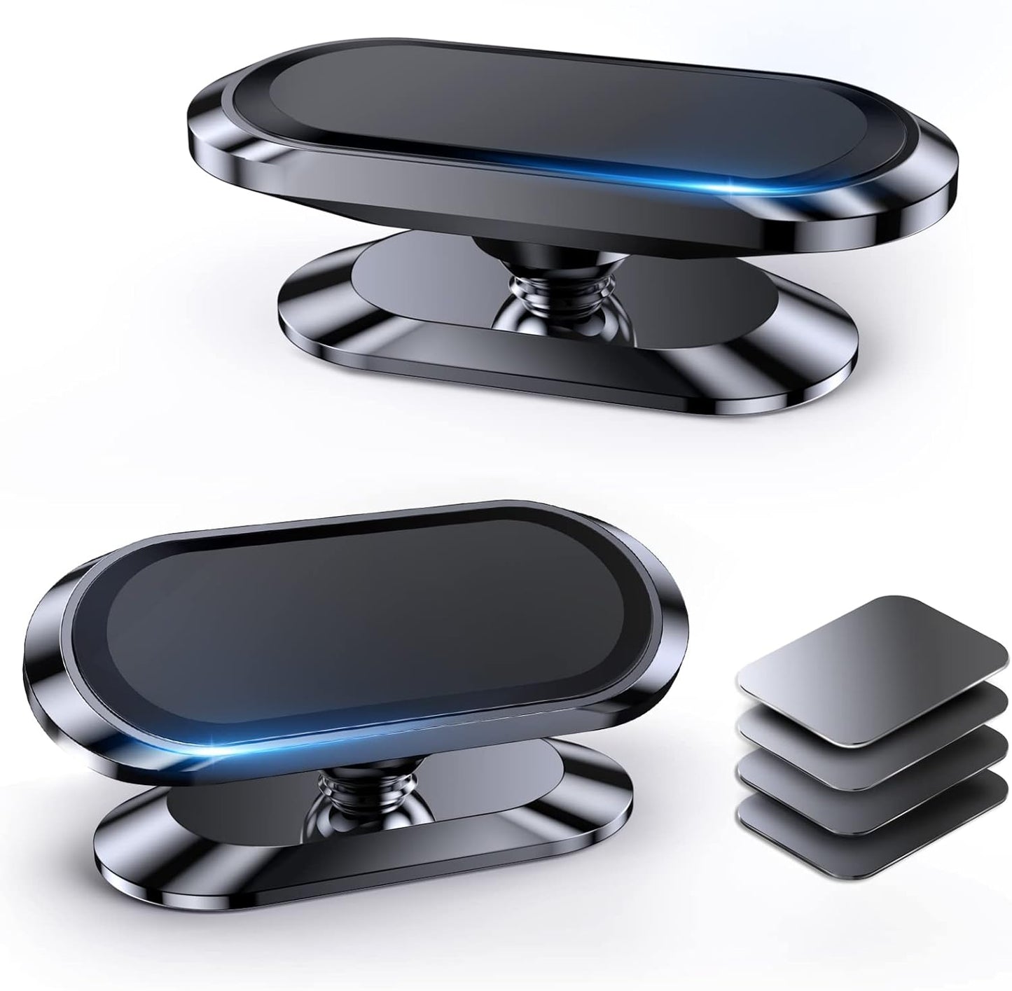 2-Pack Strong Magnetic Phone Holder for Car Dash