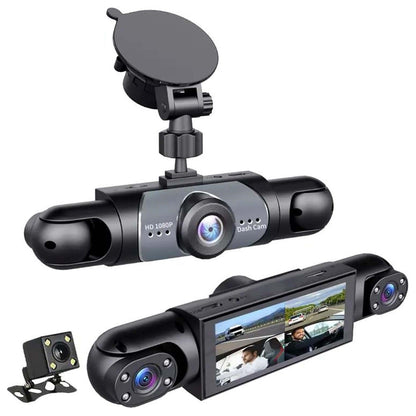 Full View Car Dashcam System - 360° 4 Channel Dash