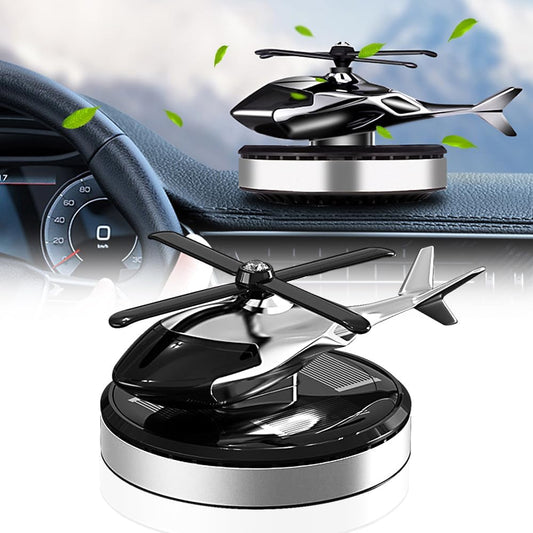 Helicopter Solar Energy Rotating Aromatherapy Aviation Al Alloy Diffuser