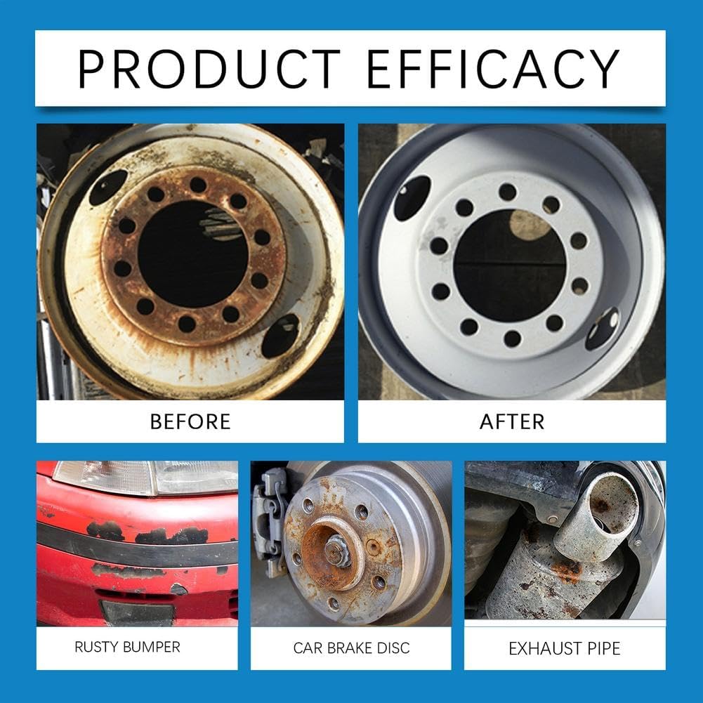 Car Multifunctional Rust Removal Spray, Heavy-Duty Rust Remover for Metal