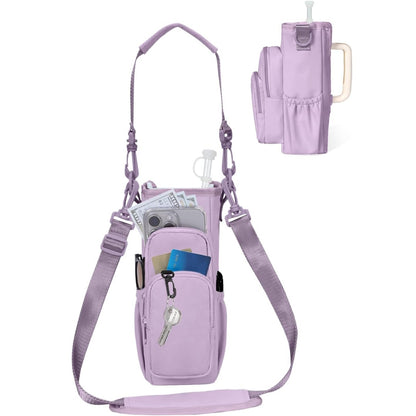 Water Bottle Carrier Bag with Handle Accessories Insulated Water Bottle Holder Pouch