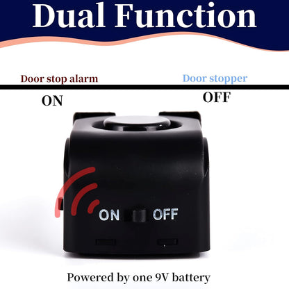 Door Stop Alarm with 120DB Siren for Home & Travel
