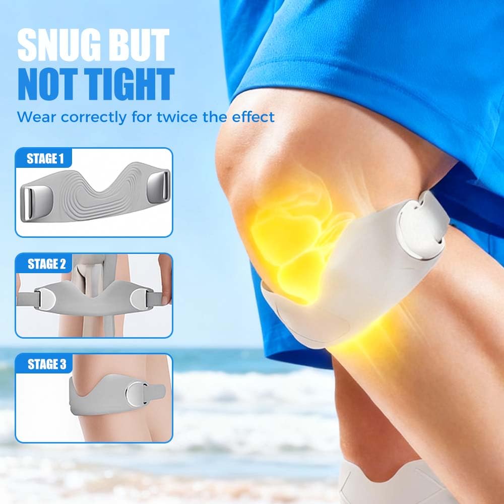 2Pcs Knee Strap Patella Adjustable Sports Support Band