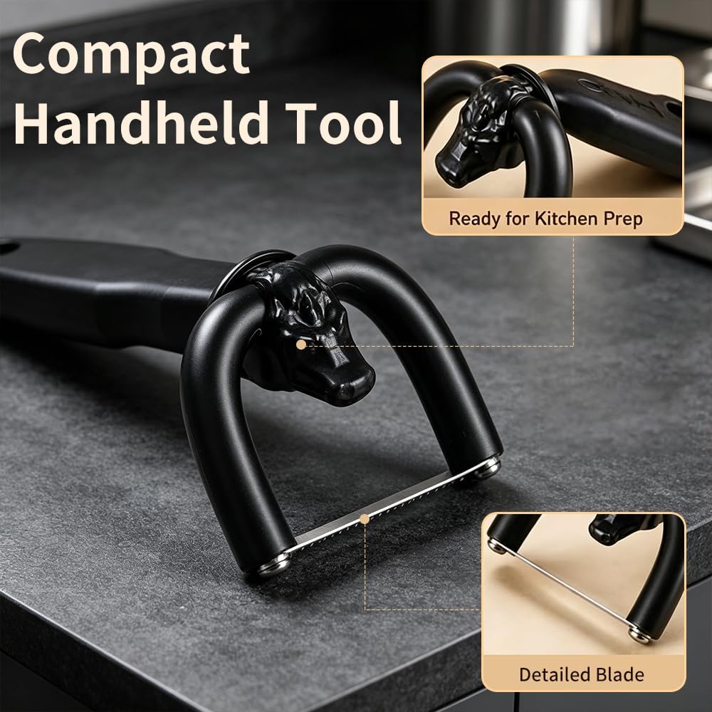 Hand‑Held Meat Fat Trimming Tool, Household Beef & Pork Fat Remover Slicer