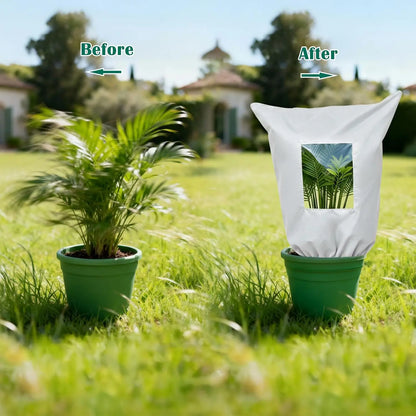 Plastic Outdoor Frost Cover - Winter Protection for Trees, Plants, Shrubs