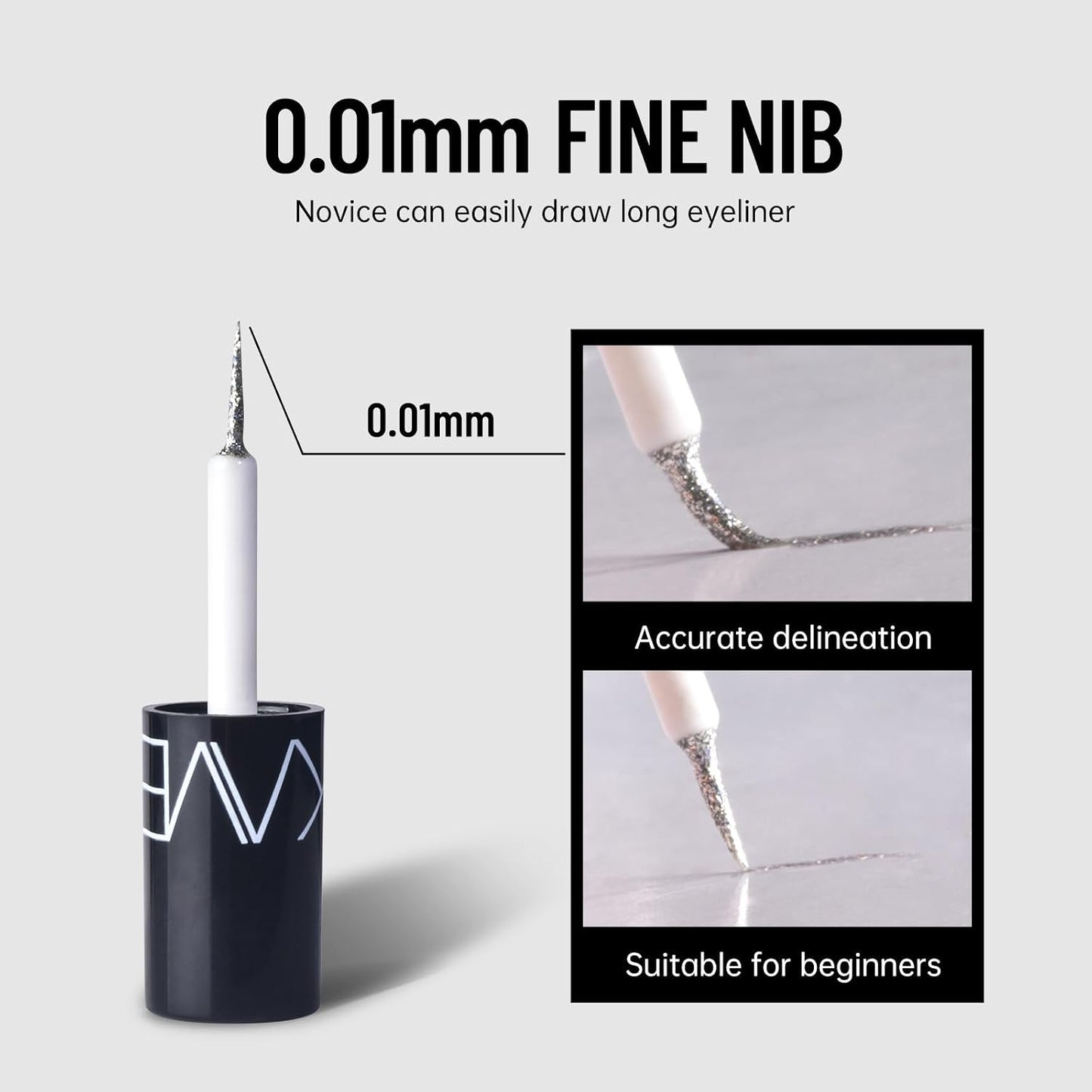 Glitter Liquid Eyeliner Colorful Set - 5 Colors Metallic Shimmer