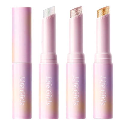 4 Pack Crystal Jelly Glaze Makeup Glitter All-in-one Stick