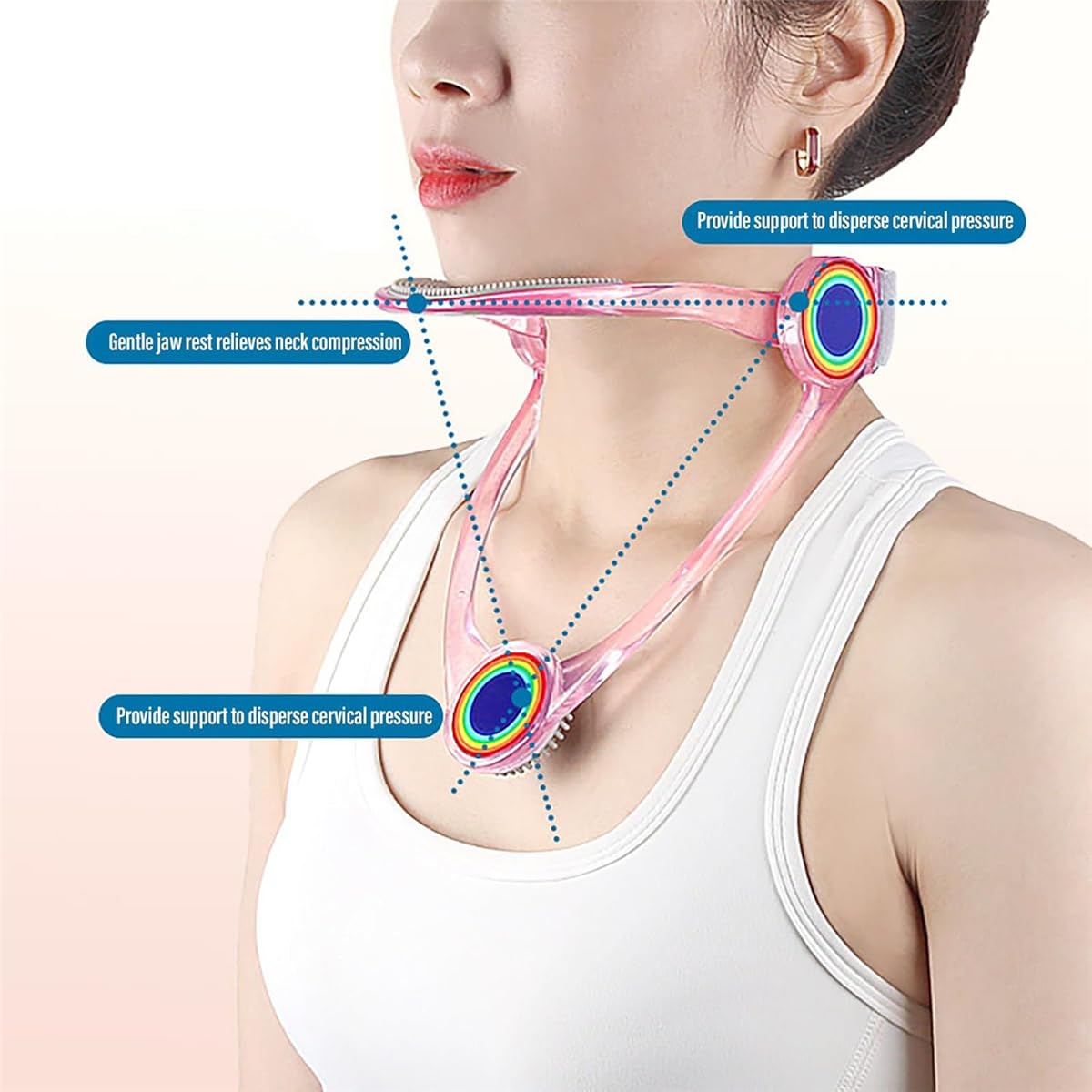 Portable Neck Traction Device Neck Stretcher Forward Head Neck Posture Corrector
