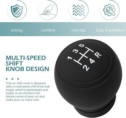 Universal Silicone Car Gear Head Shift Knob Cover