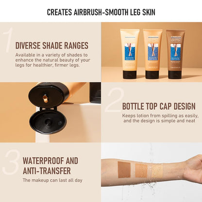Long Last Leg Makeup Waterproof No Transfer Body Foundation