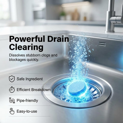2026 Strong Drain Effervescent Disposal Cleaner 24 Count Tablet