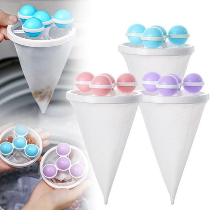 3 Pack Reusable Floating Hair Filtering Scraps Mesh Remover
