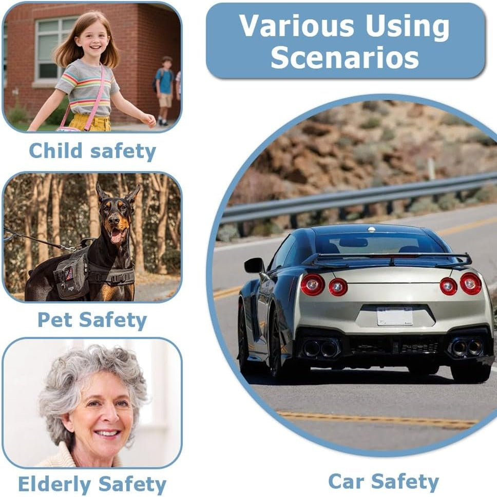 Mini Magnetic GPS Tracker for Vehicles, No Monthly Fees
