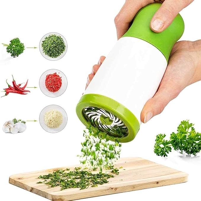Parsley Chopper Spice Grinder Vegetable Cutter for Salad Preparation, Kitchen Prep Work