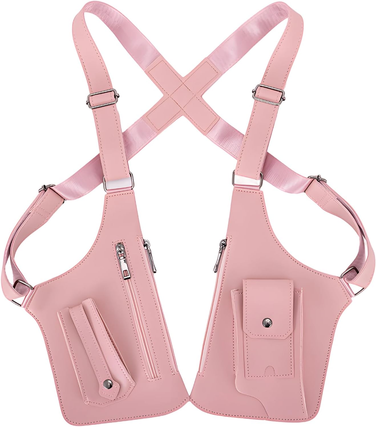 Anti-Theft Multi-pocket Double Shoulder Armpit Bag
