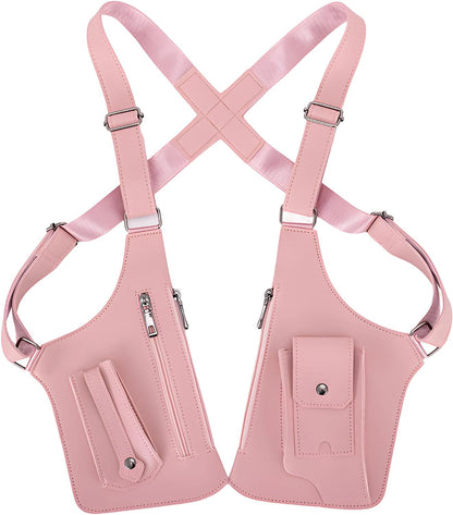 Anti-Theft Multi-pocket Double Shoulder Armpit Bag