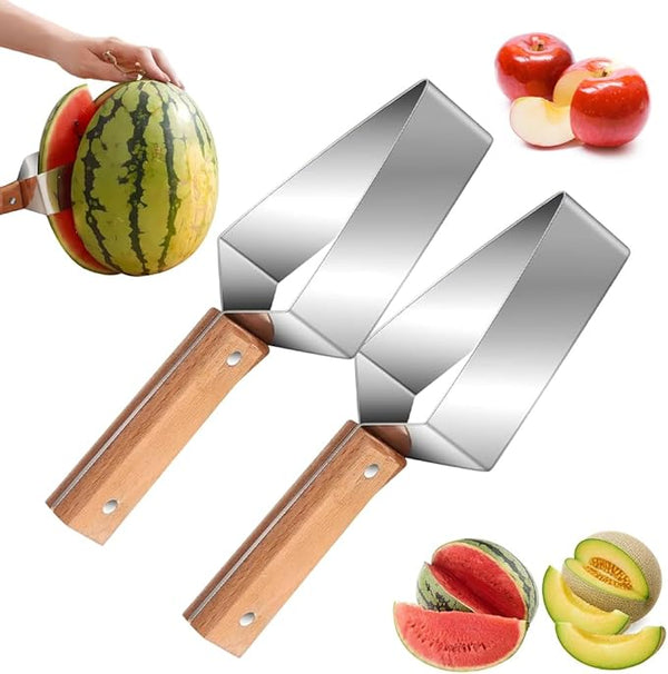 2 Pack Stainless Steel Multifunctional Fruit Slicer Tool