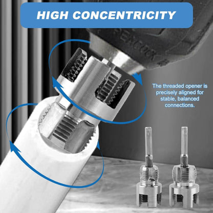 2 Pack Integrated Internal & External Pipe Threading Tool