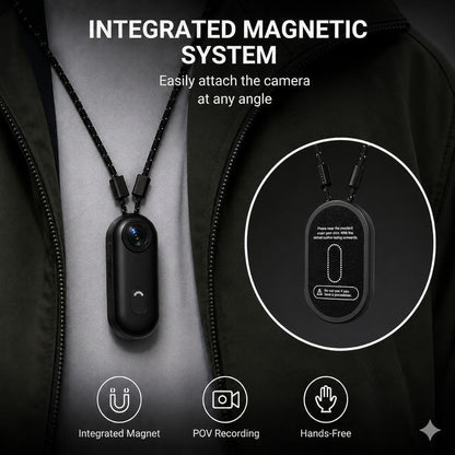4K Mini Action Body Cam Thumb Sports Camera Hands Free Waterproof