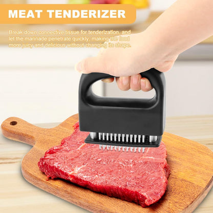 Stainless Steel Meat Tenderizer with 48 Ultra Sharp Needle Blades