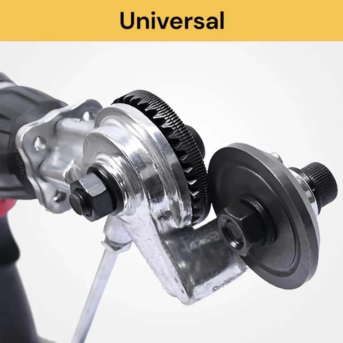 Electric Drill Sheet Metal Cutter Attachment Set for Cutting Iron, White Sheet, Steel, Copper, Aluminum