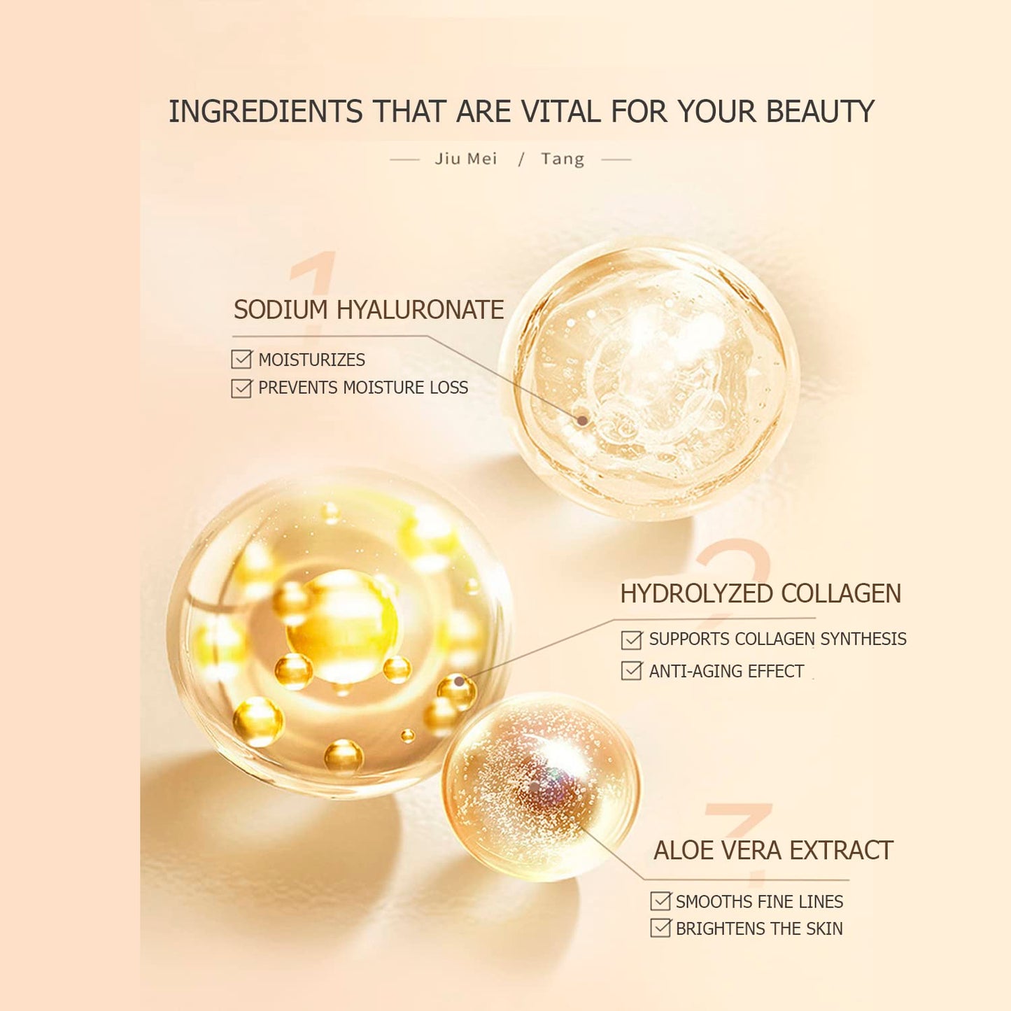 Collagen Six Peptide Dissolve Striation Three Color Eye Cream 60g / 2.03fl.oz