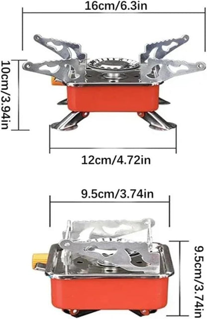 Portable Propane Gas Camping Stove,2800W Collapsible Windproof for Outdoor Cooking, Backpacking, Hiking and Picnic