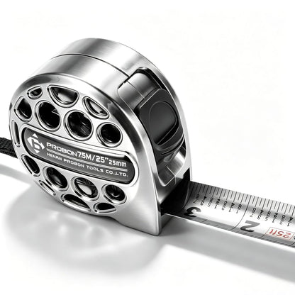 Stainless Steel Tape Measure 25Ft/7.5M Double Side Scale Metric & Imperial