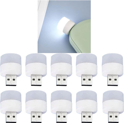 10Pcs USB Mobile Small Round Light USB LED