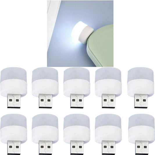 10Pcs USB Mobile Small Round Light USB LED