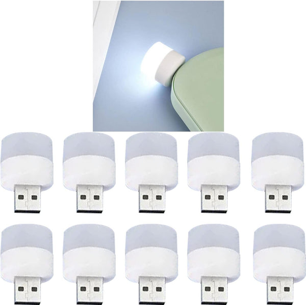 10Pcs USB Mobile Small Round Light USB LED