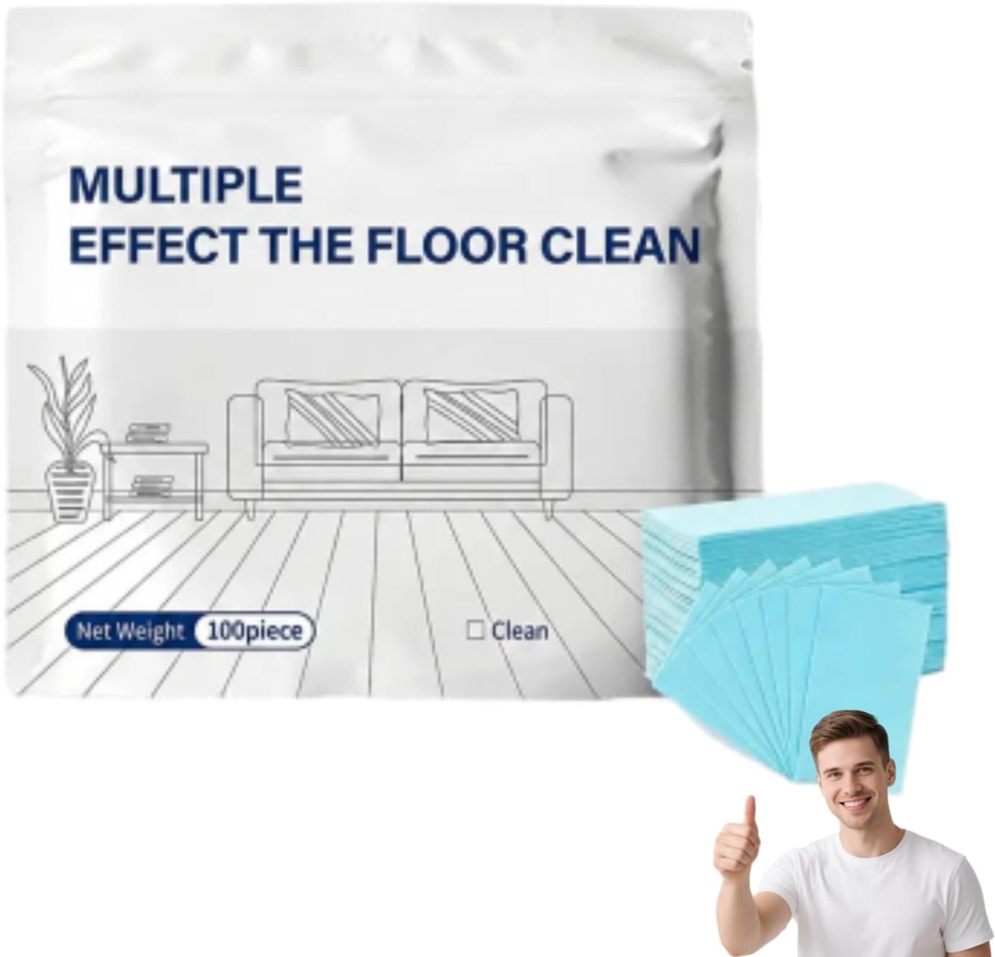 100 Piece Multi-surface Floor Cleaning Tablets,