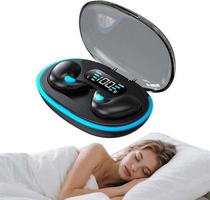 Wireless Sleeping Waterproof Noise Cancelling Flat Earphones